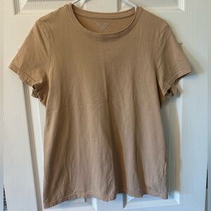 Calvin Klein Women's Beige Short Sleeve Tee